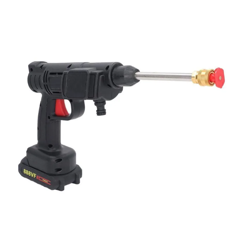 Lavadora De Alta Pressão Sem Fio, Lavadora Elétrica Portátil 100-240v Luz Para Regar (plugue Da Ue)