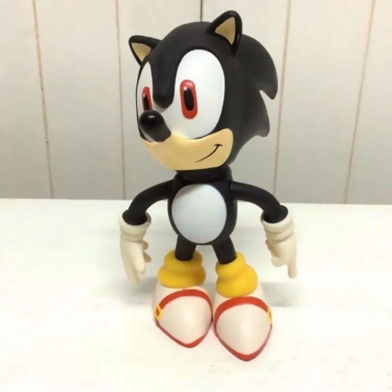 Boneco Action Figure Shadow Sonic Black Preto Articulado 23cm