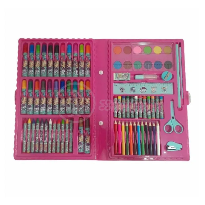 Maleta Estojo Escolar My Little Pony Elements Harmony Nº2