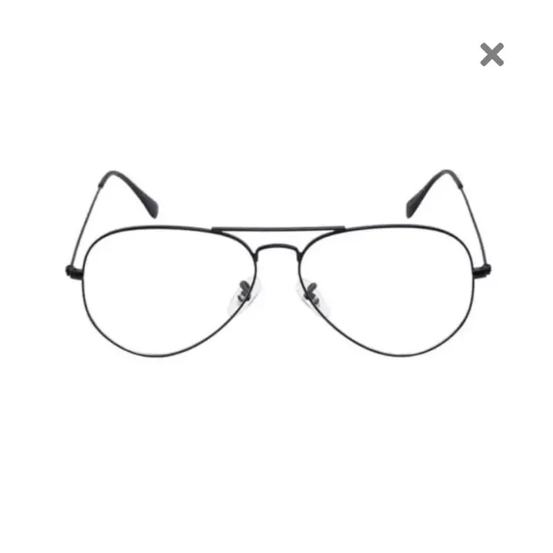Armação Óculos Grau Masculino Aviador Palas Eyewear Preto