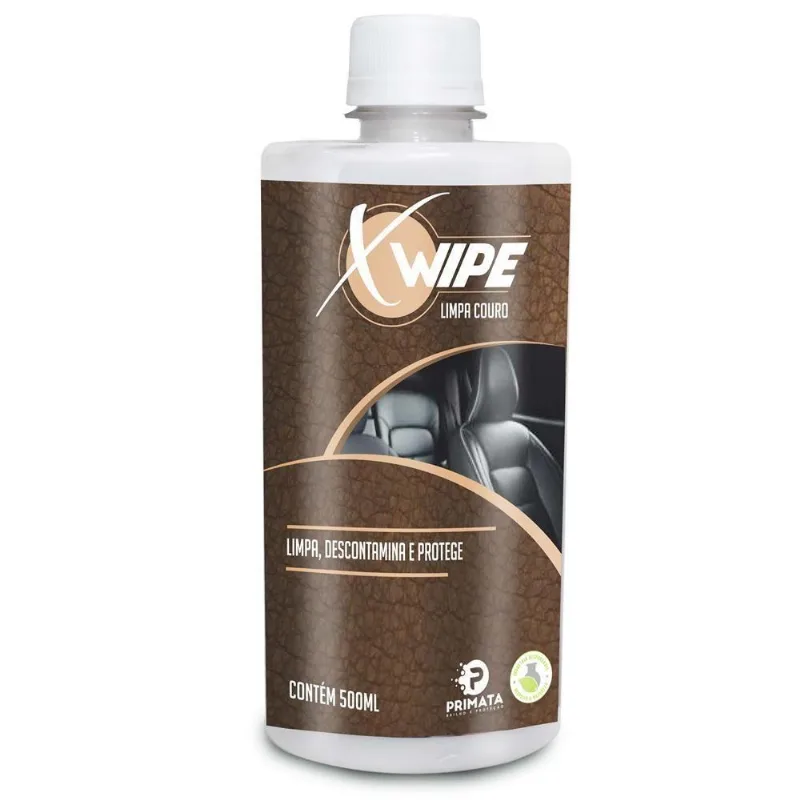 Limpa Couro 500ml Xwipe Banco Automotivo