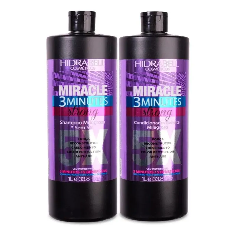 Kit Hidrabell Miracle Strong 1L Cada