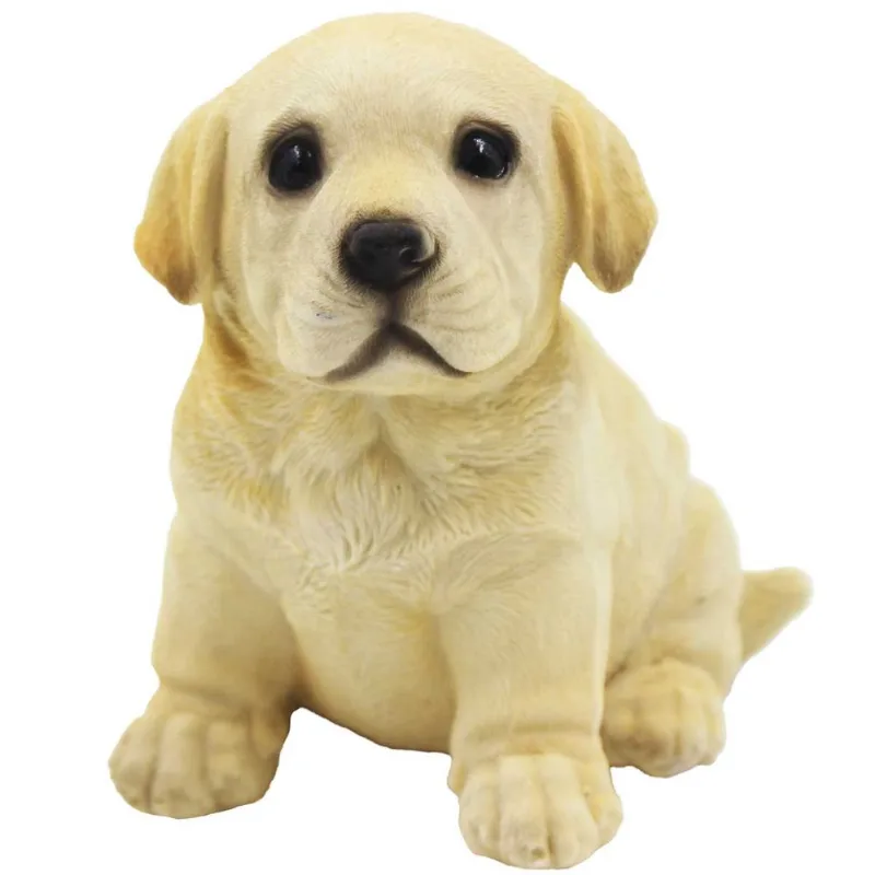 Cachorro Labrador Decorativo 11x17cm em Resina Youbai-Modelo 1