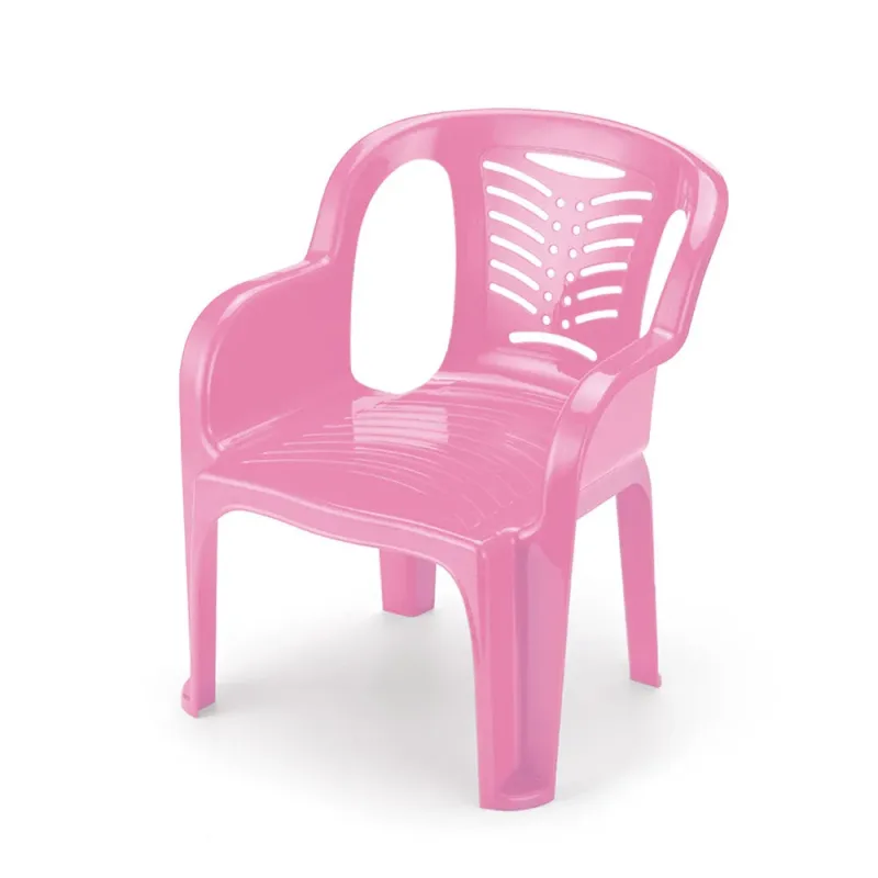 Cadeirinha Infantil Baby Plástica Rosa