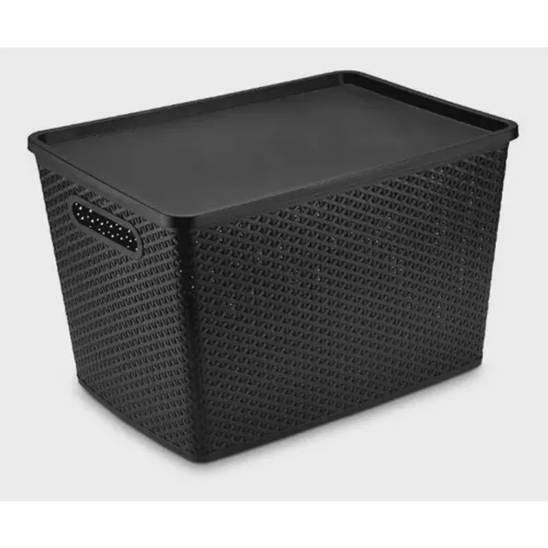 Cesto/Caixa Rattan 50 Litros - Plasnorthon