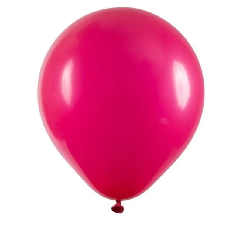 Balão Redondo N9 Fucsia 50un Art Latex