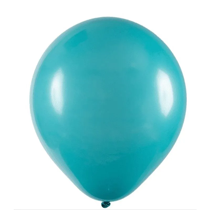 Balão liso - art-latex Nº 09 - azul turquesa - Pacote com 50 unidades
