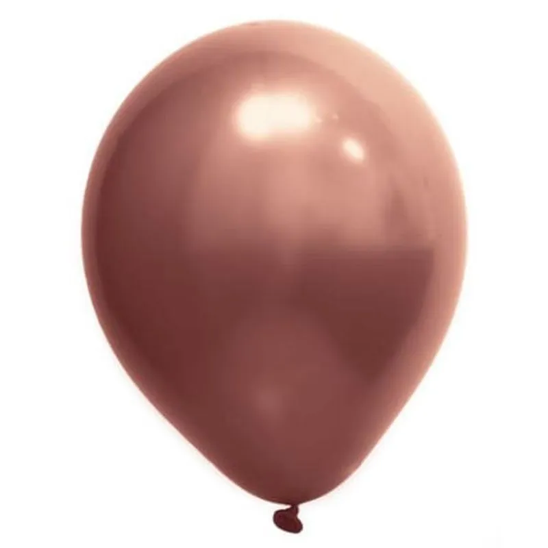 Balão Cromado N5 Bronze 25un Art Latex