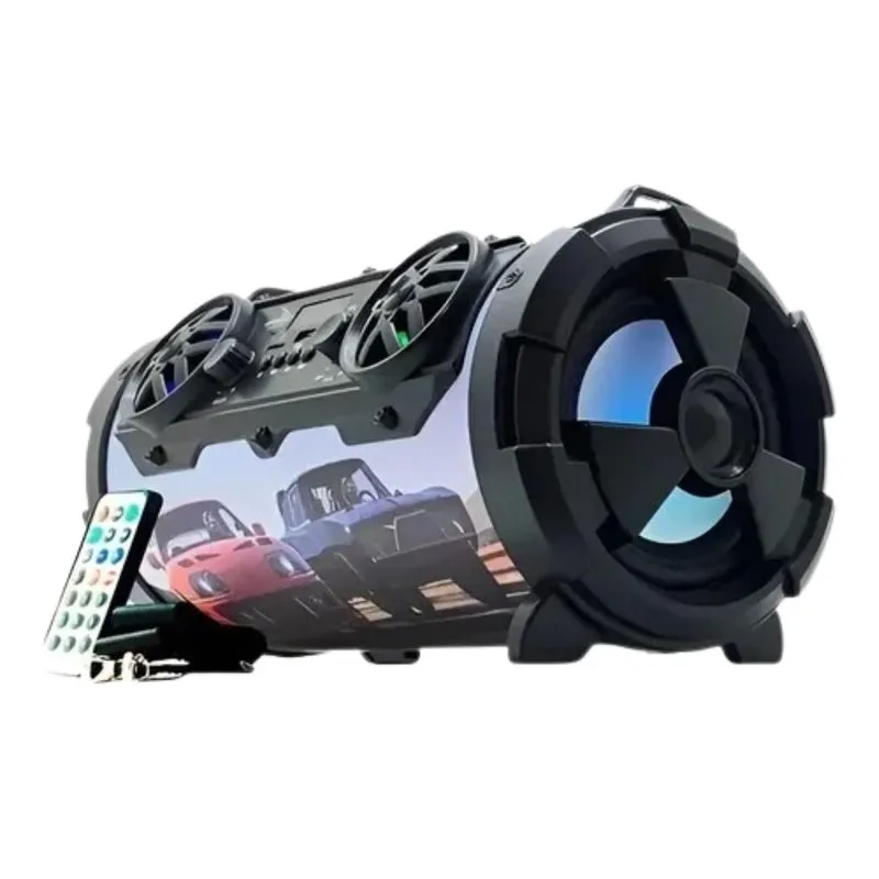 Caixa Som Amplificada Bluetooth Canhão Dp12 Carro Corrida