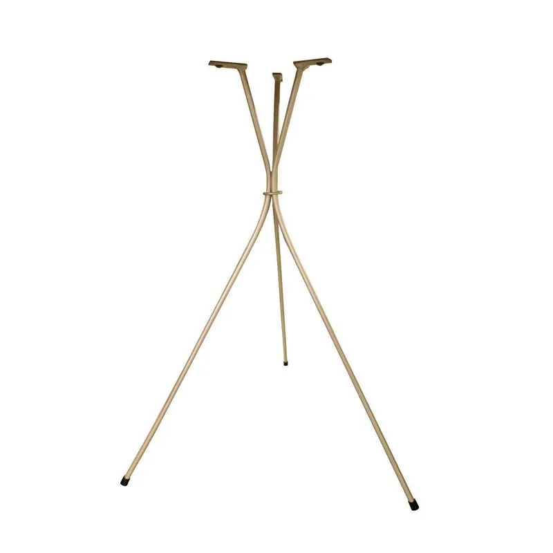 Base Tripé De Mesa Pé Palito Champagne 60cm Mesinha Lateral