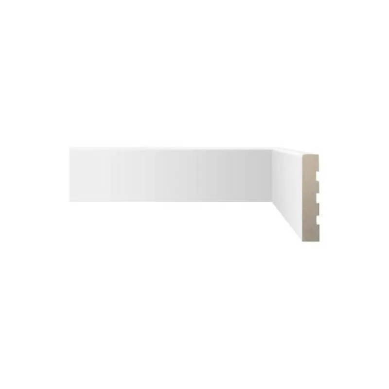 Rodapé Guarnição Classico Liso 7x240cm Branco BIANCOGRES RODAPE GUARNICAO CLASSICO LISO 7X240 BRANCO