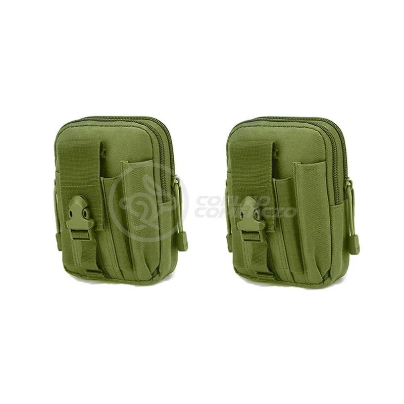 Kit 2 Bolsas Verde Militar Kits De Sobrevivência E Atividades De Camping verde