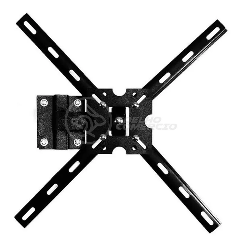 Suporte De Tv Canaã Tri Articulado Suporta 40 Kg Para Monitores Tvs 3d Plasma Lcd E Led De 32"