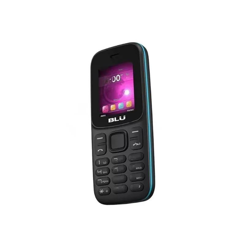 Blu Z5 Celular Dual Chip Tela 1.8 Câmera e Luz Preto/Azul 32MB Rádio fm