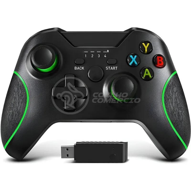 Controle Wireless Sem Fio 2.4G Compatível com Xbox One Computador Notebook e Cloud Gaming