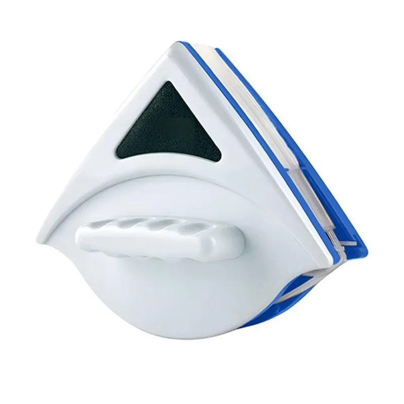 Limpa Vidro Magnético Branco Limpeza Pelos Dois Lados Escova Rodo Para Janelas Aquários Box