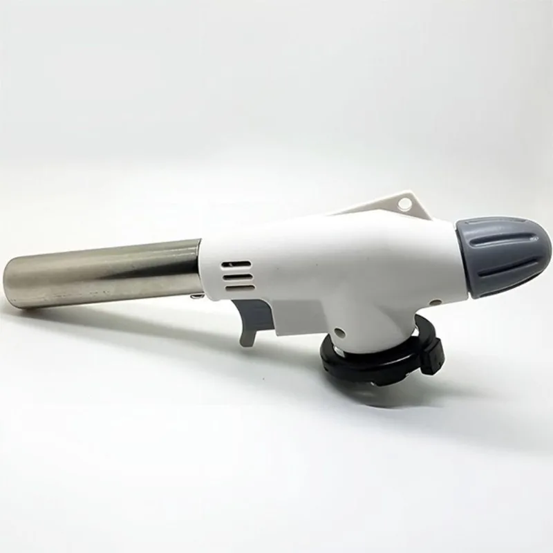 Maçarico Culinário Flame Gun Para Finalizar Pratos Caramelizar E Flambar branco