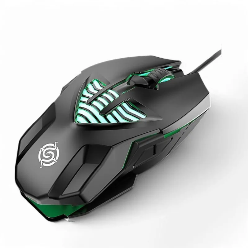Mouse Gamer K-Snake Q1 Usb Óptico Rgb Led Com Fio 3200 Dpi