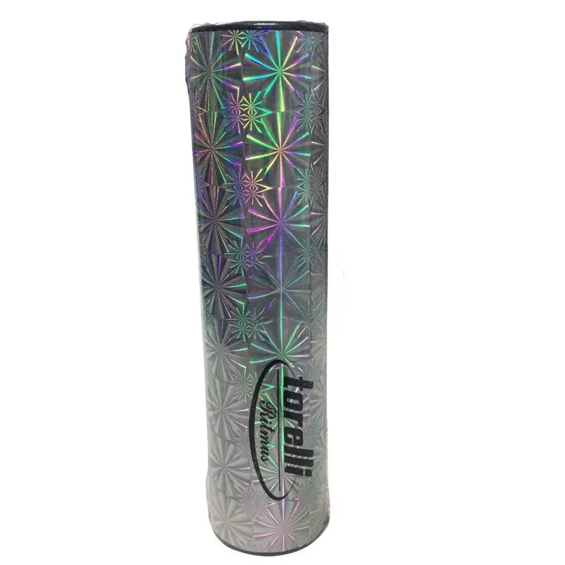 Ganzá Tubular Holográfico Alumínio 200x50mm Torelli