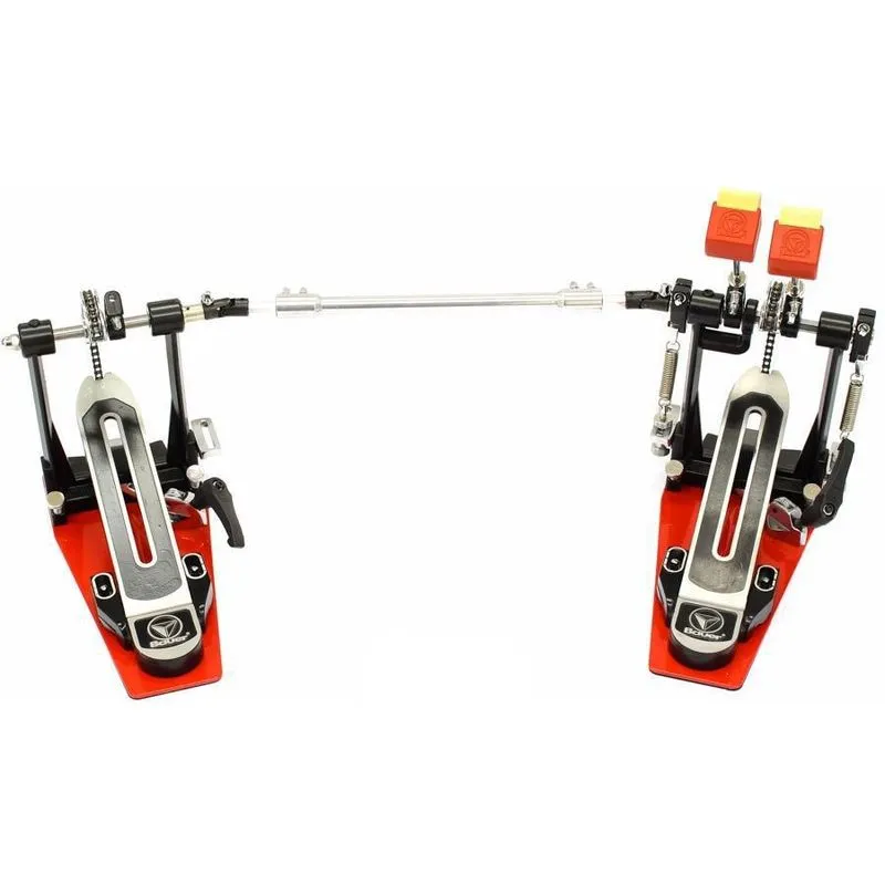 Pedal Duplo Bauer Bpd55 Profissional Com Corrente Single