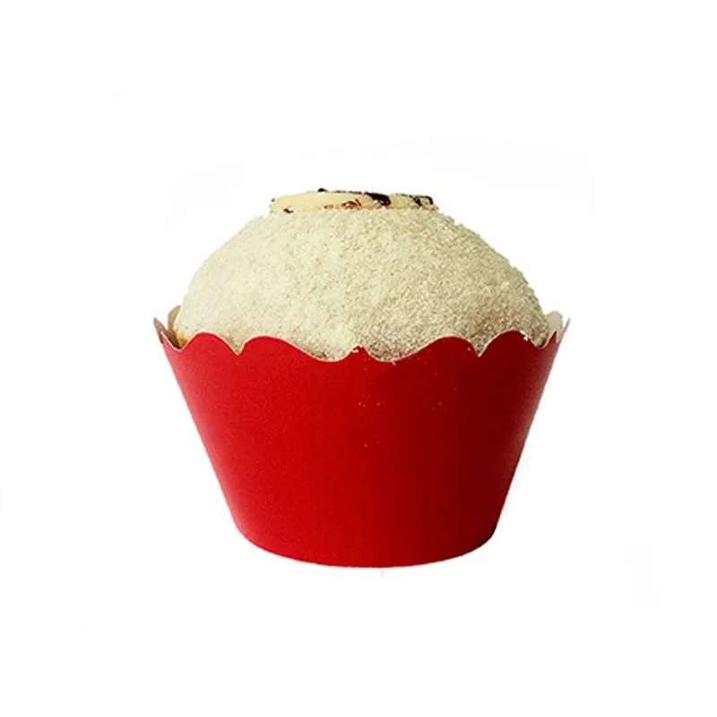 Porta Cupcake Mini Liso Vermelho C/12 - Kid Art