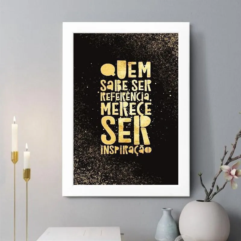 Quadro Decorativo Quem Sabe Ser