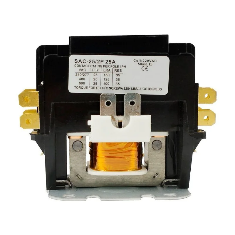 Chave Contatora Bipolar Sac 25-2p Elgin 220v Arc177590415601