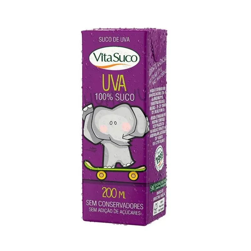 Suco Natural De Uva Vita Suco 200ml