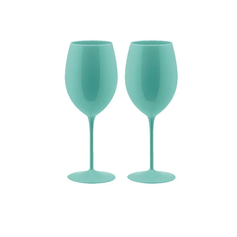 Kit 2 Taça 560ml Gala Casal Acrílico Festa Espumante Vinho