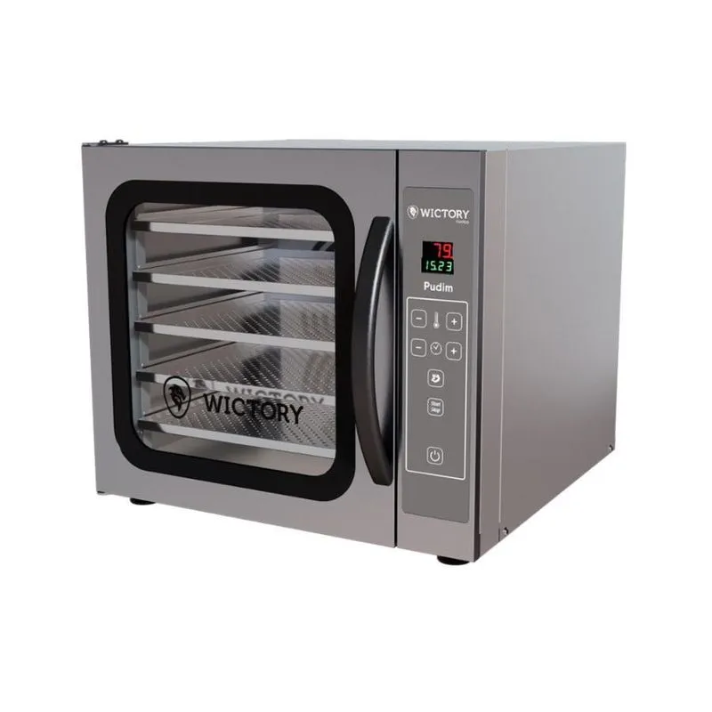 Forno Miniciv 5 Assadeiras Em Inox Confeitaria Panificadora