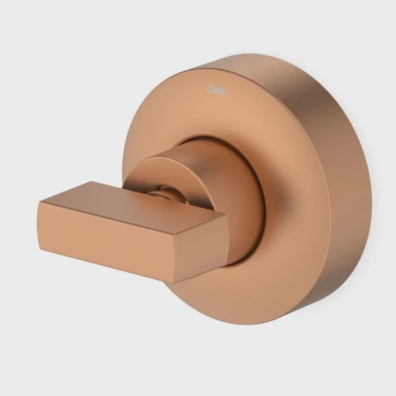 Acabamento de Registro para Base 1.1/4 1.1/2 Rose Gold Matte Flow Rose