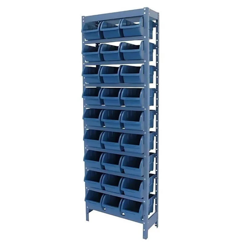 Estante Porta Componentes Com 27 Caixas Azul Ne27-5a - Nocram