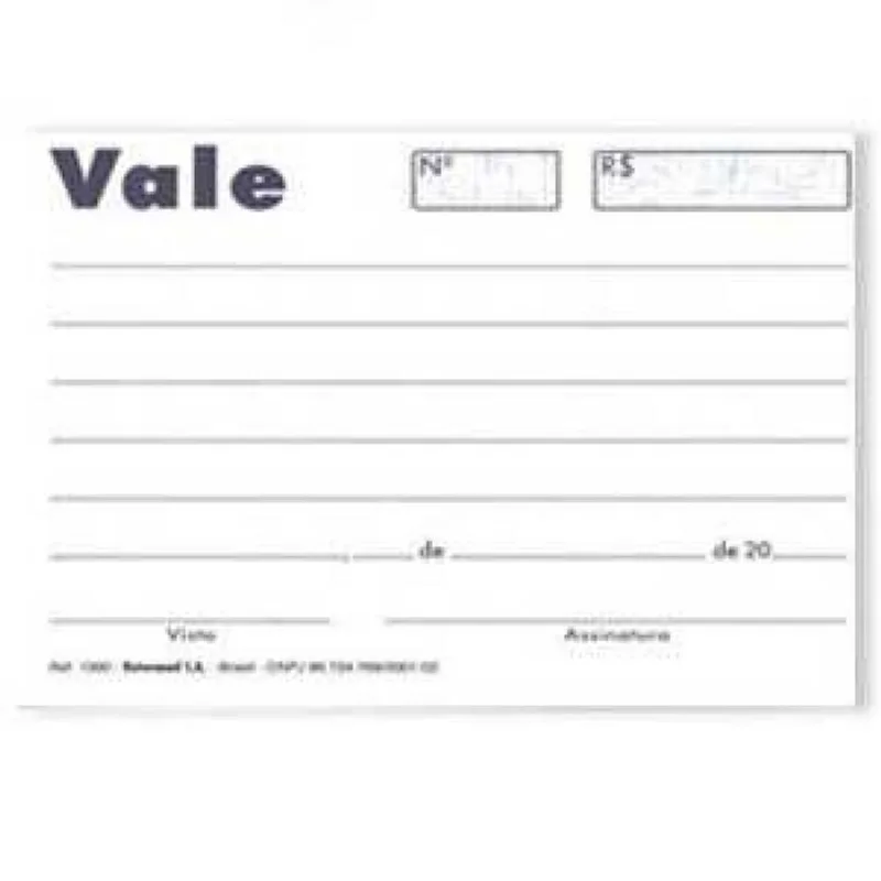 Vale Simples S/canhoto 50fl Rotermund