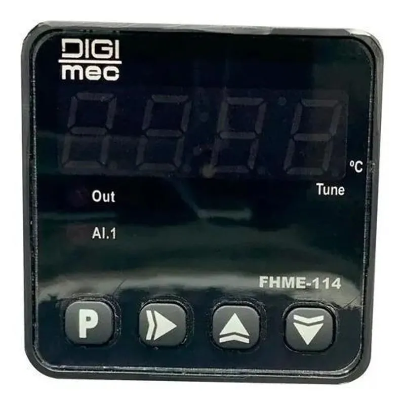 Controlador Temp Fhme 114 24/240 Vca/vcc Saida Rele Digimec