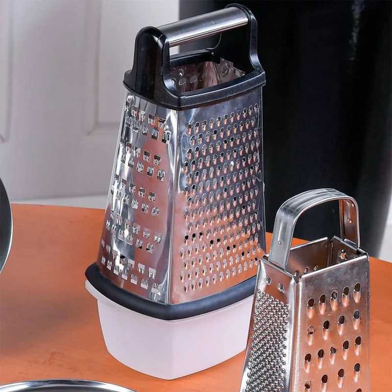 Ralador 4 Faces Inox Com Pote