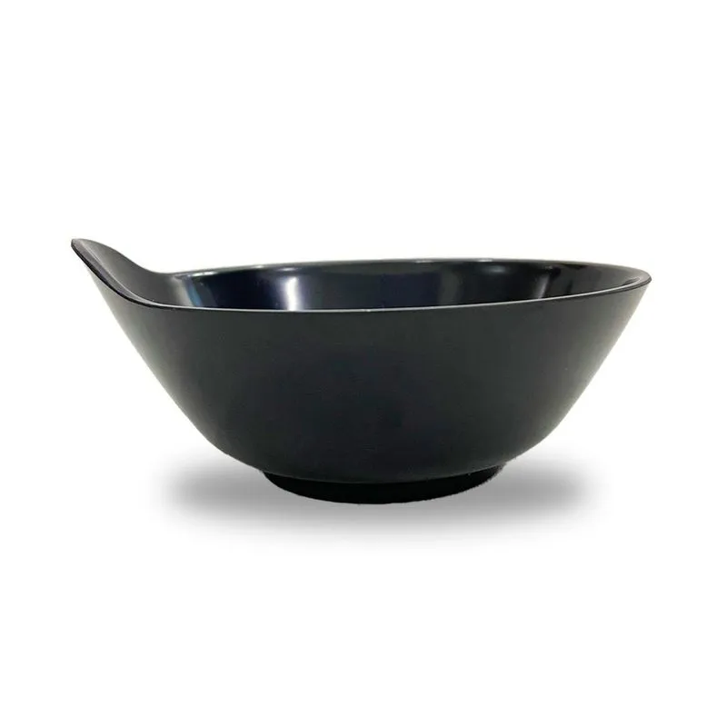 Tigela Japonesa Tensui Preta Lisa Japonês 12X4,5Cm