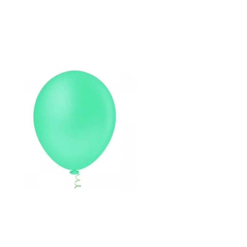 Balão Liso Redondo Gf09 Verde Claro 50un Pic Pic