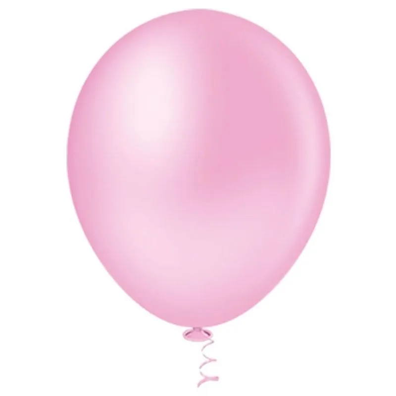 Balao Liso Redondo N09 Rosa Baby 50un Pic Pic