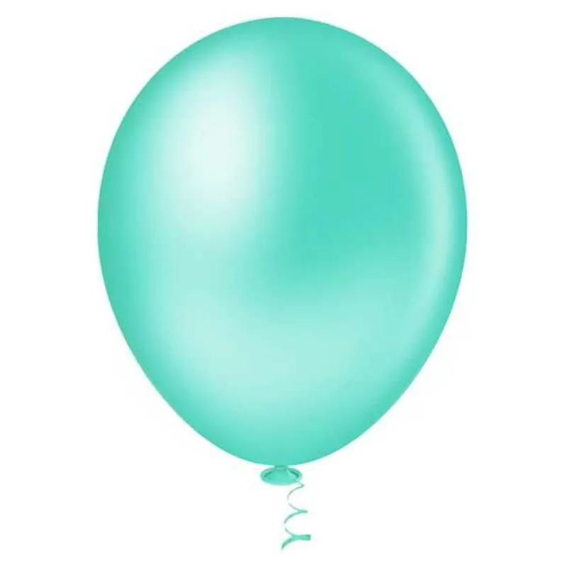 Balao 9 Liso Redondo Granfesta Verde Claro 50un Pic Pic