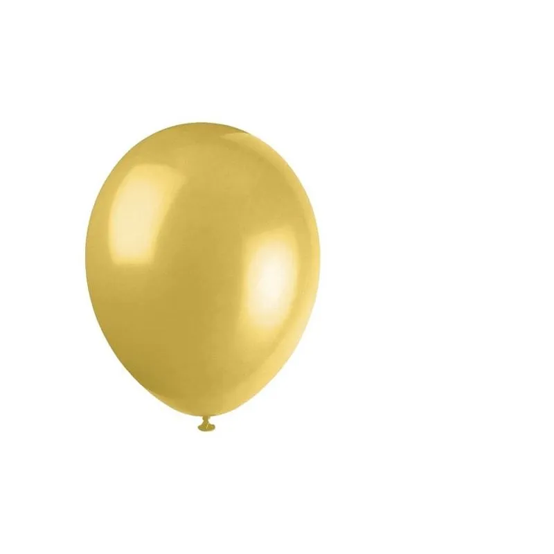 Balão Redondo Metalizado Gf9 Ouro 50un Pic Pic