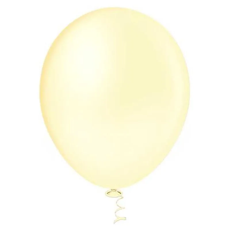 Balao 9 Liso Redondo Granfesta Marfim 50un Pic Pic