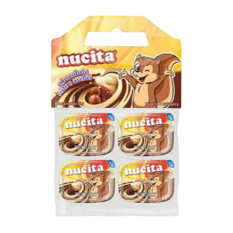 Creme Chocolate com Avelã e Leite Bicolor c/4 - Nucita
