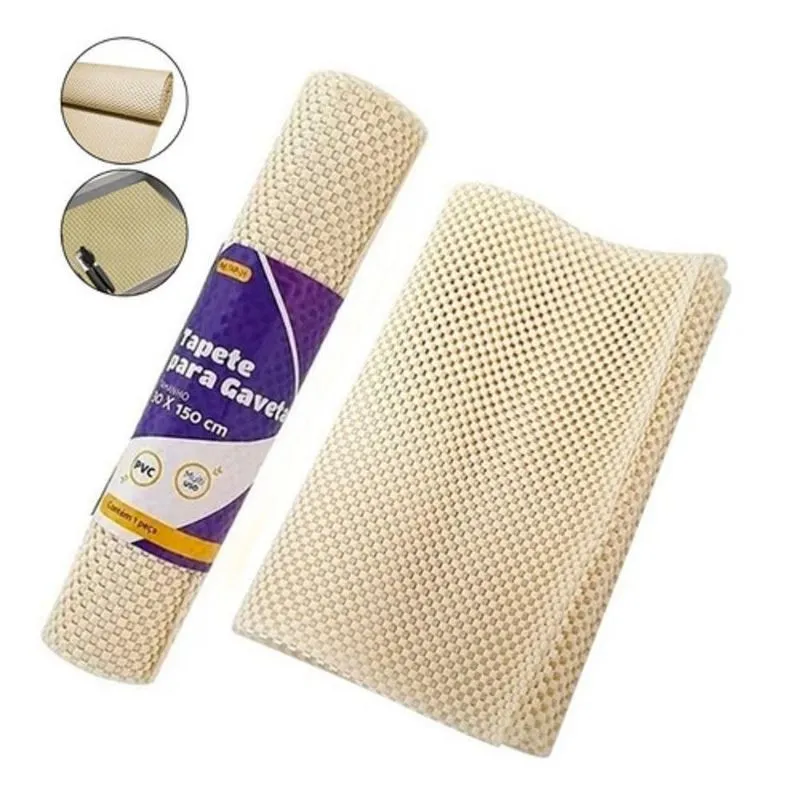 Tapete P Gaveta 30x150cm Bege Unic Bege Bege S Definicao