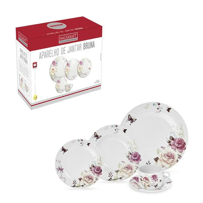 Aparelho Jantar Bruna 30pc Hauskraft