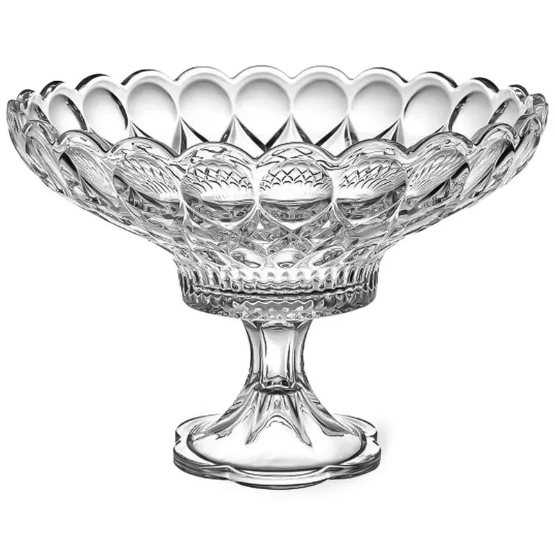 Travessa de Mesa Centro de Mesa de Cristal Transparente