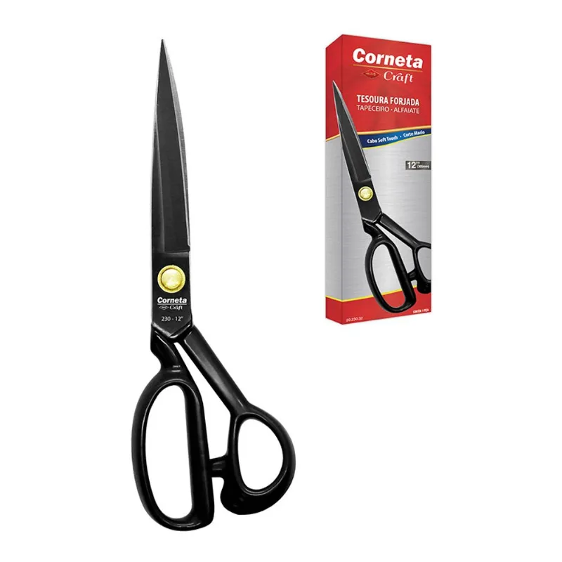 Tesoura Tapeceiro Alfaiate 12 Corneta