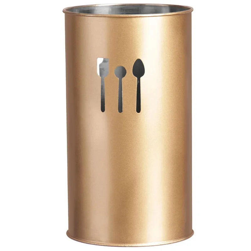 Porta Talher Viena 18 cm Dourado Hauskraft