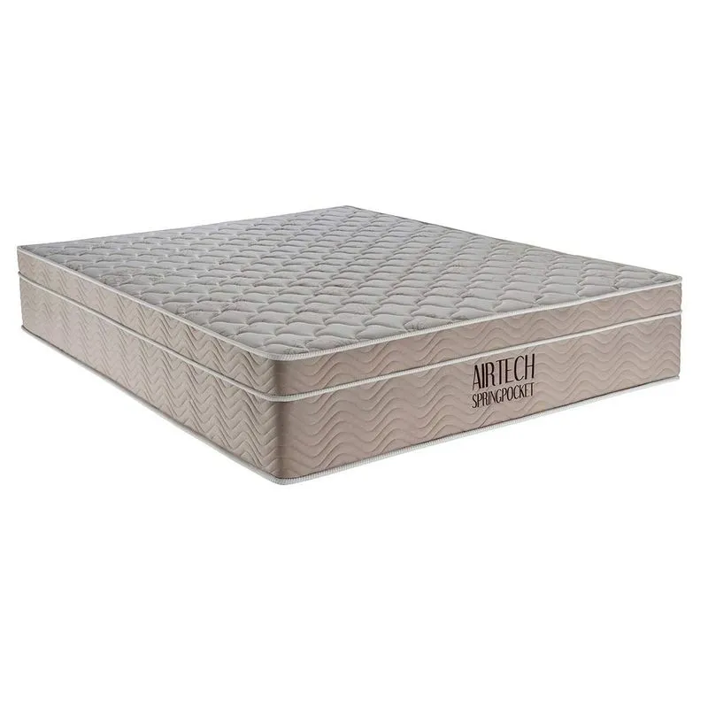Colchão Queen Molas Ensacadas SuperPocket Airtech Spring OrtoPillow (158x198x35) - Ortobom