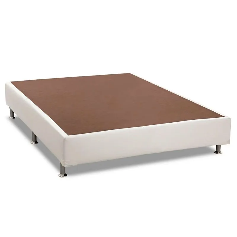 Cama Box Base Viúva Universal Courano White (128x188x20) - Ortobom