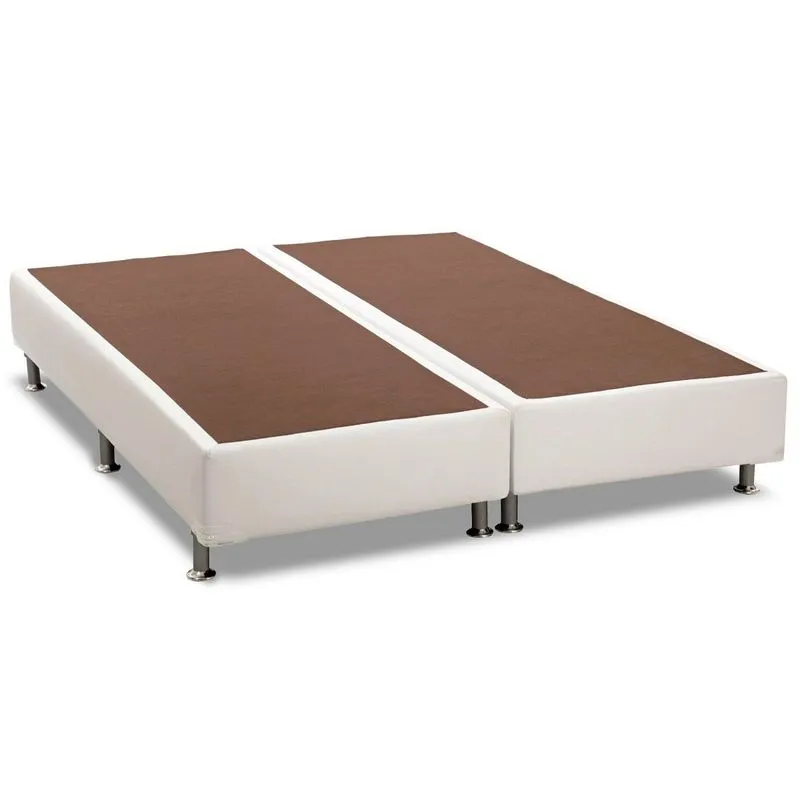 Cama Box Base King Universal Courano White (186x198x20) - Ortobom